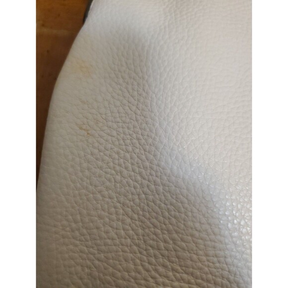 Coach Ellie File Bag Signature Pebbled Leather Handbag In Cream See Photos Stain - Picture 4 of 11
